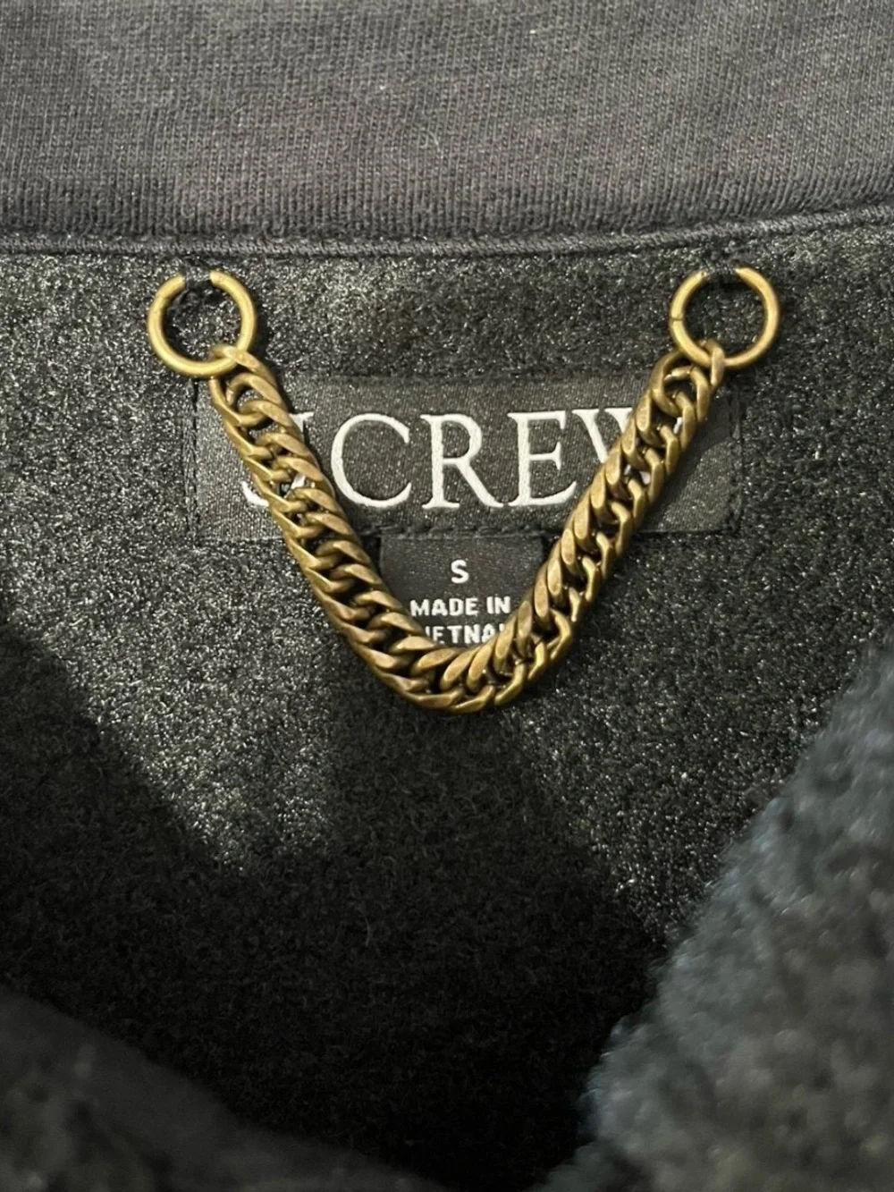 J. Crew Woman’s Black Wool Button-Up Field Jacket